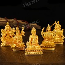 금불상 가정용 미니 불상 부처님상 석가모니 아미타불 관세음보살 불교용품, S, 중국, 6