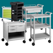 학교 실험실 연구소 이동카트 트롤리 쟁반운반 도서관 웨건 구루마 제과점, 1개, CART-101B