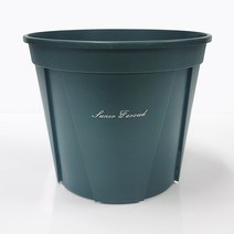 청춘화원 원형 슬릿화분 슬릿분 플분 플라스틱화분 원형화분, 그린