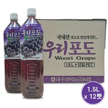 농협 우리음료 포도주스 1.5Lx12펫