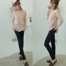 임산부 기모202청바지 겨울 임부복 기모팬츠 M L XL