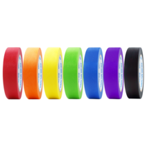 (4개입) 마스킹테이프 7컬러 24mm x 10M, 녹색, 4개