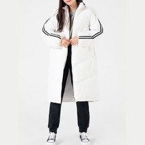여자 중학생 고등학생 패션 라인롱패딩 겨울패딩점퍼