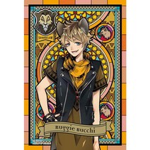 YANOMAN 야노만 97-250 프리즘쁘띠 디즈니 트위스티드 원더랜드 러기 부치 [투명직소퍼즐 70피스(사이즈:10×14.7cm)], 단일