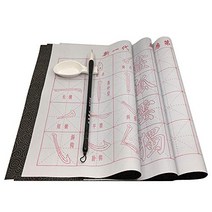 FancyWolf Chinese Calligraphy Set Rewritable Water Writing Cloth Fabric with Brush Rack and Water Di, 1