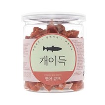 개이득 강아지간식 200g, 연어큐브맛, 1개