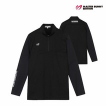 마스터바니에디션 골프 masterbunnyedition남성 심플 반집업 티셔츠 M411A1TR011_BK, 005, BK