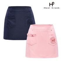 [힐크릭] (여성) 앞포켓 카나비 자수 프릴 큐롯_1HCCUS9517