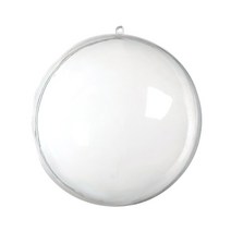 원형 투명공 플라스틱 투명캡슐 아크릴볼 20cm 1P, 투명공 원-20cm