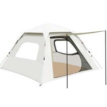 텐트 야외 휴대용 접기 야외 캠핑 텐트 공원 피크닉 캠핑 전자동 방우 텐트, 3-4명