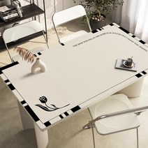 가죽 식탁매트 식탁 테이블 책상 보호필름 유리대용 가죽 방수 식탁매트, 70×120cm, C