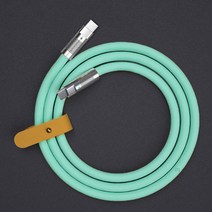 휴대폰 핸드폰 스마트 폰 충전 기 선 120w 6a 초고속 PD 타입 C 액체 실리콘 케이블 급속 1M 2M Usb c-c 충전기 퀵차지 고속충전, [01] green, [01] 2m PD, 01 2m PD