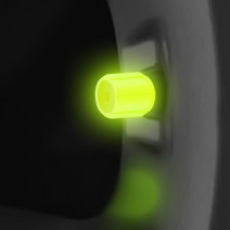 바이크 접이식 오토바이 스쿠터 전동야광 휠 캡 타이어 밸브 플라스틱 ABS 방진 액세서리 자동차 오토바이, 06 1PC Yellow