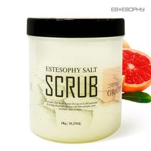 에스테소피 스크럽 솔트 솝 자몽 1kg 사우나소금 미용소금, 단품