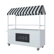 판촉 테이블부스 매대 행사 푸드트럭 플리마켓 가판대, 빨간색 180x60x200