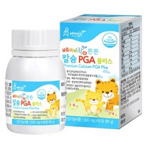 베이비락 튼튼 칼슘 PGA플러스 1 500mg*60정 X 2번들, 60정, 2박스