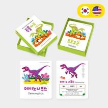 처음교육 하뚱 세이카드 골라담기 (다국어낱말 알파벳 공룡), 하뚱세이카드 다국어 낱말