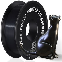휴비나인 3d펜잉크 GEEETECH 3d 실크 PLA 필라멘트 3D 프린터 소재 안전 진공 포장 특수 색상 버블 프리 용 1kg175mm 스풀 와이어, Silk Black+러시아