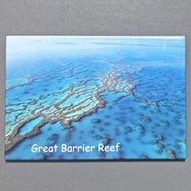 맛있는굿즈 호주 미국 하와이 뉴욕 괌 사이판 뉴질랜드 냉장고자석 마그넷 마그네틱 기념품, B호주09.그레이트 배어리 리프