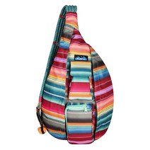KAVU 오리지널 로프 슬링백 크로스바디 제트 블랙, One Size, Color Run