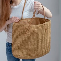 [바보사랑] A-3 데일리백 - 왕골가방 비치백 라탄백[지음]