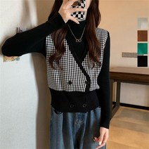 여성 봄신상 니트 민소매 조끼 베스트 아우터 가디건WZB