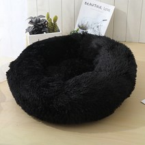 NEW 강아지침대 다용도 고양이침대 소프트 플리스 마약방석 양털원단 대형견방석 40CM-120CM, 블랙