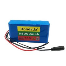 배터리 전기자전거 충전용7S2P 24v 58ah 18650 리튬 배터리 팩 58000mah 전기 자전거 스쿠터 휠체어 밸런, battery pack
