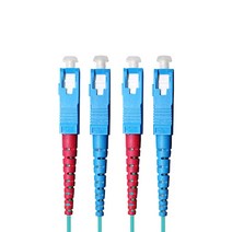 ANYPORT PLUS 광점퍼코드 10Gbps SC-SC OM3 멀티 1m, 혼합색상, 1개