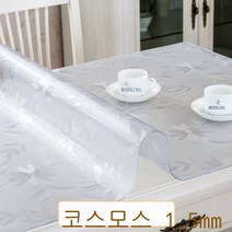 테이블매트 매트테이블 위 까는 고무매트 테이블다기 소프트가죽 화상방지 실리콘 열차단 바탕화면 투명 보호 ., T04-투명 1.0mm, C14-90*90cm