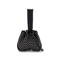 22FW ALAIA 알라이아 탑핸들 펀칭 버킷 토트백 AA1S01216CA167