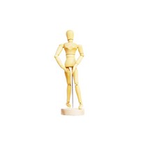 PGM1*^몰목각인형8(여) 20cm W60-04 뎃생용품 소묘 뎃생보조 뎃셍보조 관절 화방 구체^*1췤pgm