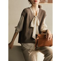 단톤조끼 여자 홈쇼핑 오버핏 무스탕 경량 패딩 조끼 니트 키작녀 데이트룩 따땃 빅사이즈 아우터