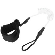 패들보드 스탠드업보드 Surf sup 4 피트 발목 가죽 끈 서핑 탄성 코일 다리 로프 서핑 발목 가죽 끈, 03 Clear White