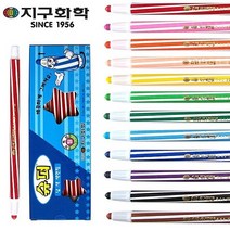 [지구] 슈퍼 낱색색연필 1타(12자루) 색상선택, 빨강, 1통