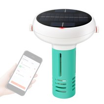 TDS 수질 측정기 어항 감지기 PH EC ORP 온도 염소 다기능 물 테스터 앱 원격 보기 6 in 1, 1.7 In 1