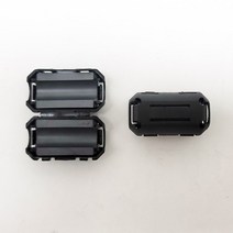 페라이트 코어 노이즈 필터 고주파 차단, 블랙 9mm