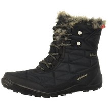 Columbia 콜롬비아 여성용 Minx Shorty Iii 와이드 스노우 부츠 흑연 딥 러스트 트래킹화 등산화