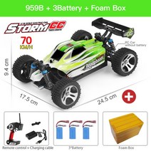 오프로드 rc카 자동차 wltoys 144001 a959 959b 2.4g 레이싱 rc, 959b 3b 70kmh, 협력사