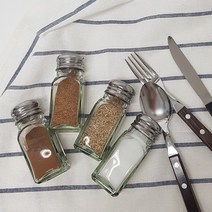 호레카 사각 소금 후추통, 60ml, 4개입