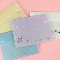 6500 몽알몽알 A4 사이즈 12포켓 인덱스 도큐먼트 화일 파일, 블루베리