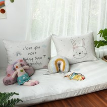 아망떼 꼬모데이즈 순면 대방석대쿠션, 레터+레터
