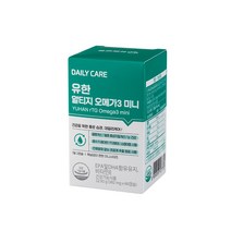 유한양행 유한 알티지 오메가3 미니 초임계 추출 360캡슐 (6개월 분)