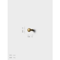 고가구 고가구장식장 고가구인테리어 황동 캐비닛 처리 골동품 청동 서랍 손잡이 아연 합금 솔리드 레트로, 01 RB-knob_02 1 pc