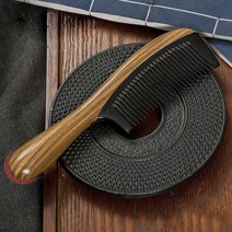 오토데코 천연 나무 원목 녹단목 헤어 머리빗 물소뿔 우각빗 Combs, 1개, 녹단목 물소뿔 머리빗(2호)