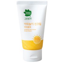 그린핑거 야외놀이 선크림 파워블록 SPF50+ 80ml 1개, 상세내용참조