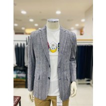레노마 옴므 S/S 그레이 윈도우체크 마 혼방 기능성 캐쥬얼 스판 자켓/MJMCJ60A