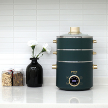 키친아트 구운계란만들기 밀푀유나베 계란찜기 해산물전기찜기 3단분리