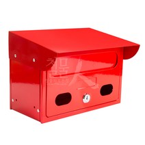 철물인 국산 우체통 갓우편함 중 - 올적색