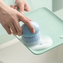 바보사랑 나노섬유 주방수세미 철수세미대용 4color .리빙스토리, 나노수세미-그린